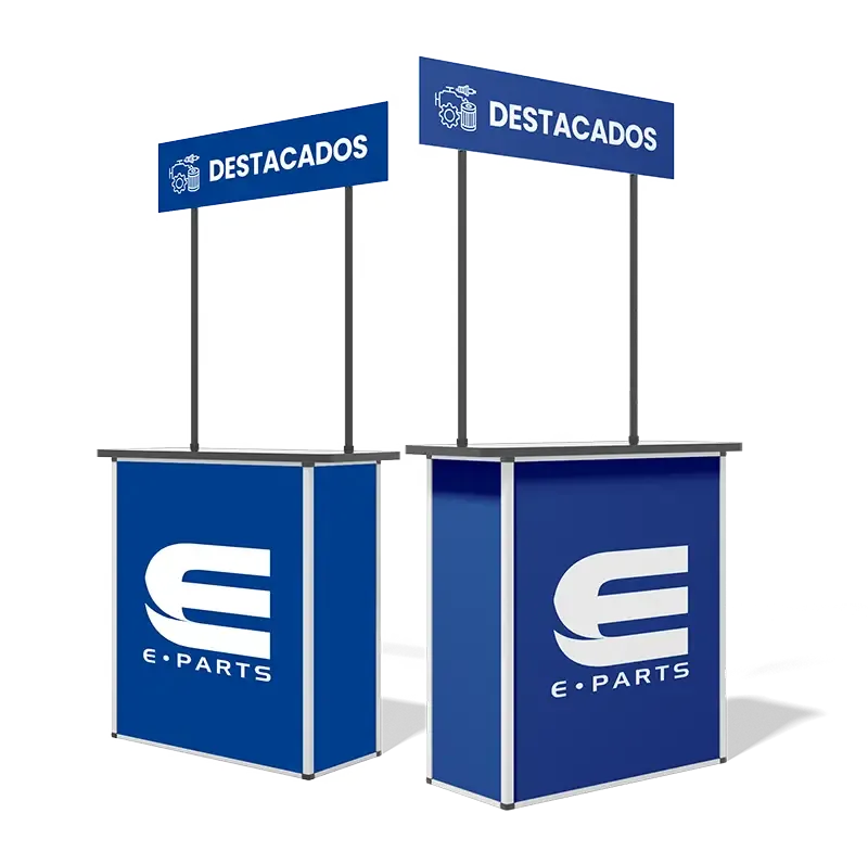 Exhibidores de productos destacados E-Parts